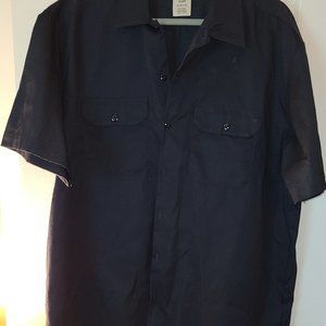 Men's navy short sleeve work shirt Dickies